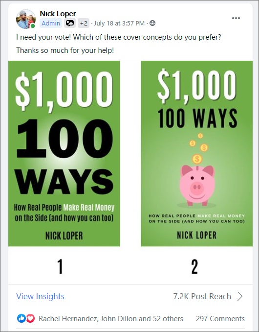 1k 100 ways facebook cover vote